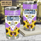 Hippie Van Purple With Sunflower Personalized 20 Oz Tumbler