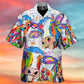 Funny Cow Colorful Farm Art – Hawaiian Shirt