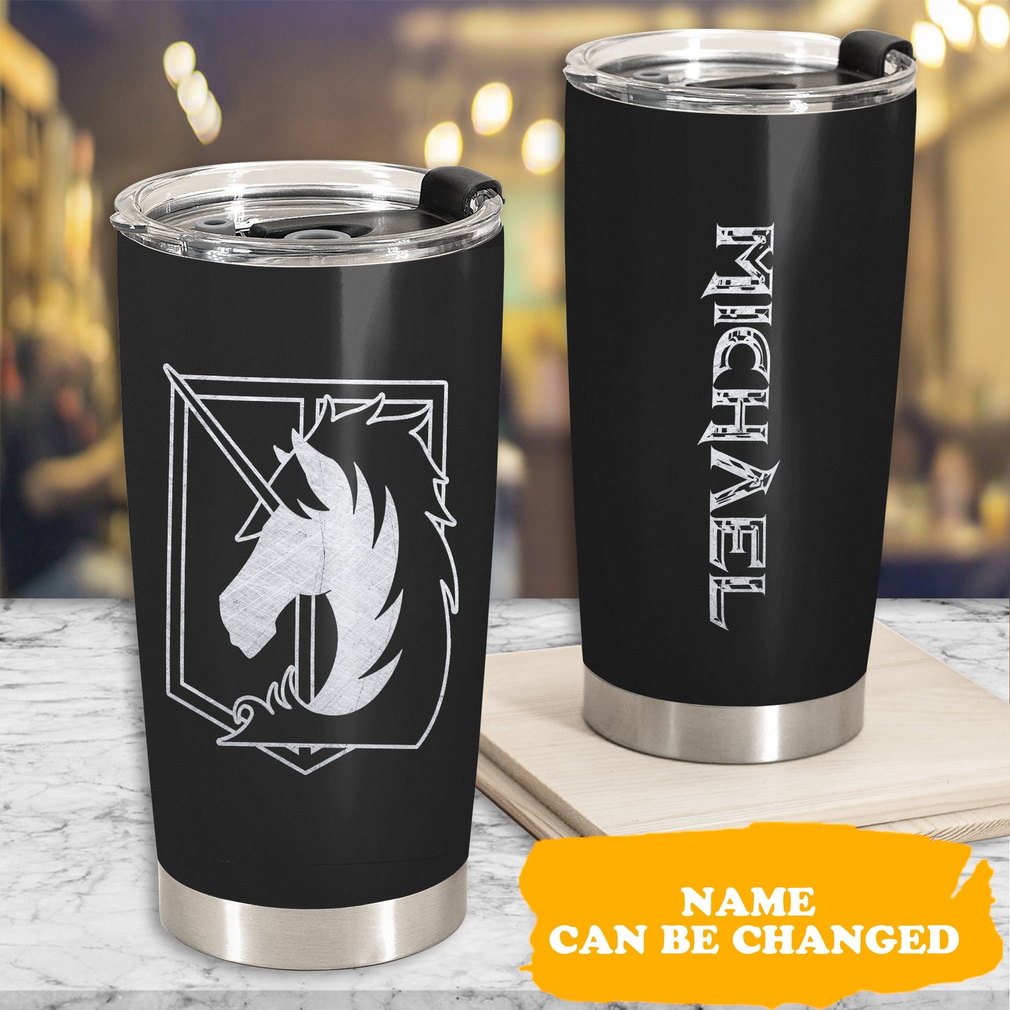 Fantasy Military Emblem Personalized 20 Oz Tumbler