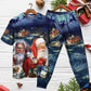 Christmas Santa Claus Happy Xmas - Pajamas Short Sleeve - Owls Matrix LTD