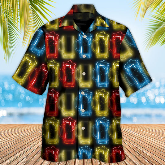 Beer Magic Water Funny Drinking Art – Hawaiian Shirt