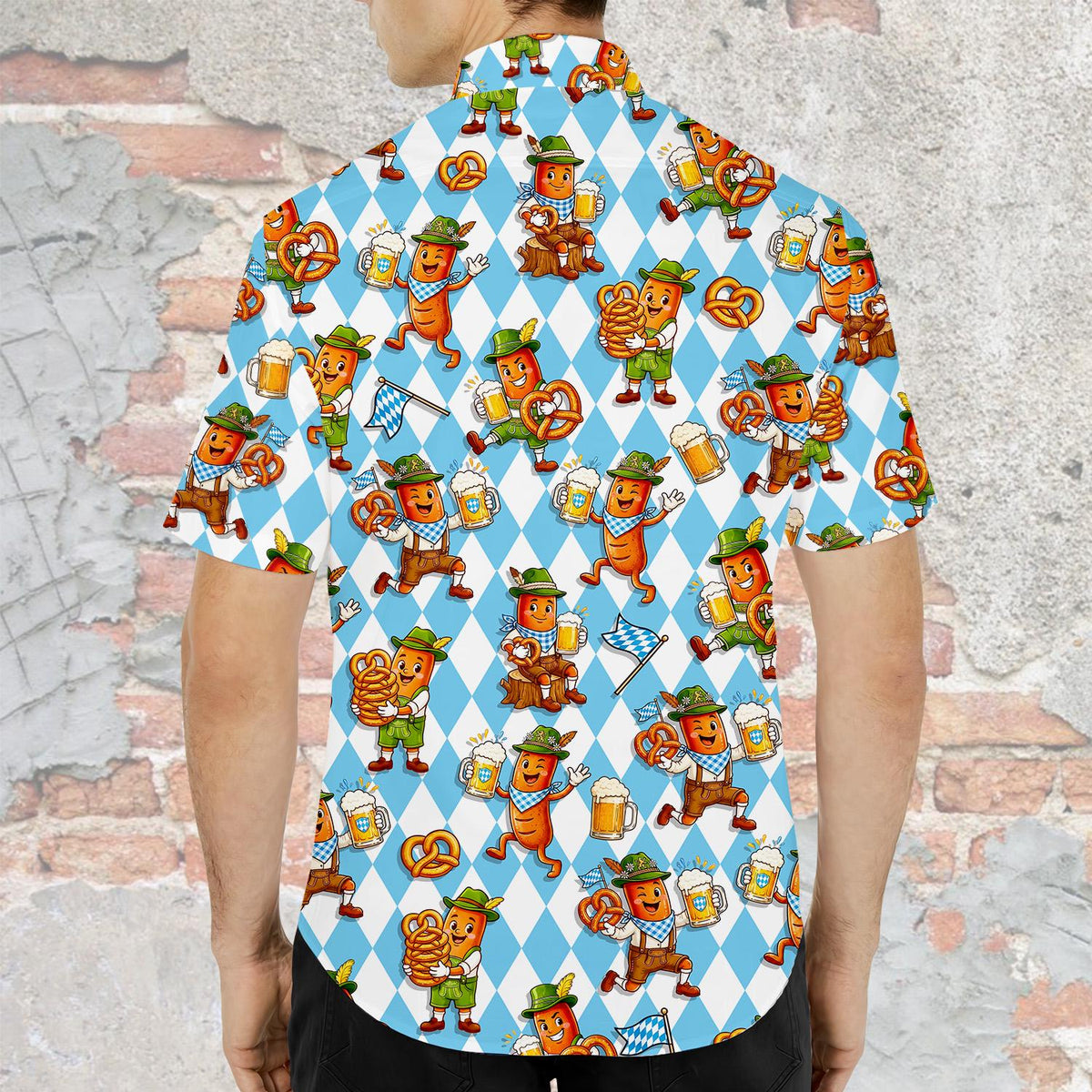 Oktoberfest Sausage Bavarian Pretzel Festival – Hawaiian Shirt