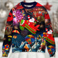 Christmas Spreading Love Santa Style – Sweater - Ugly Christmas Sweater