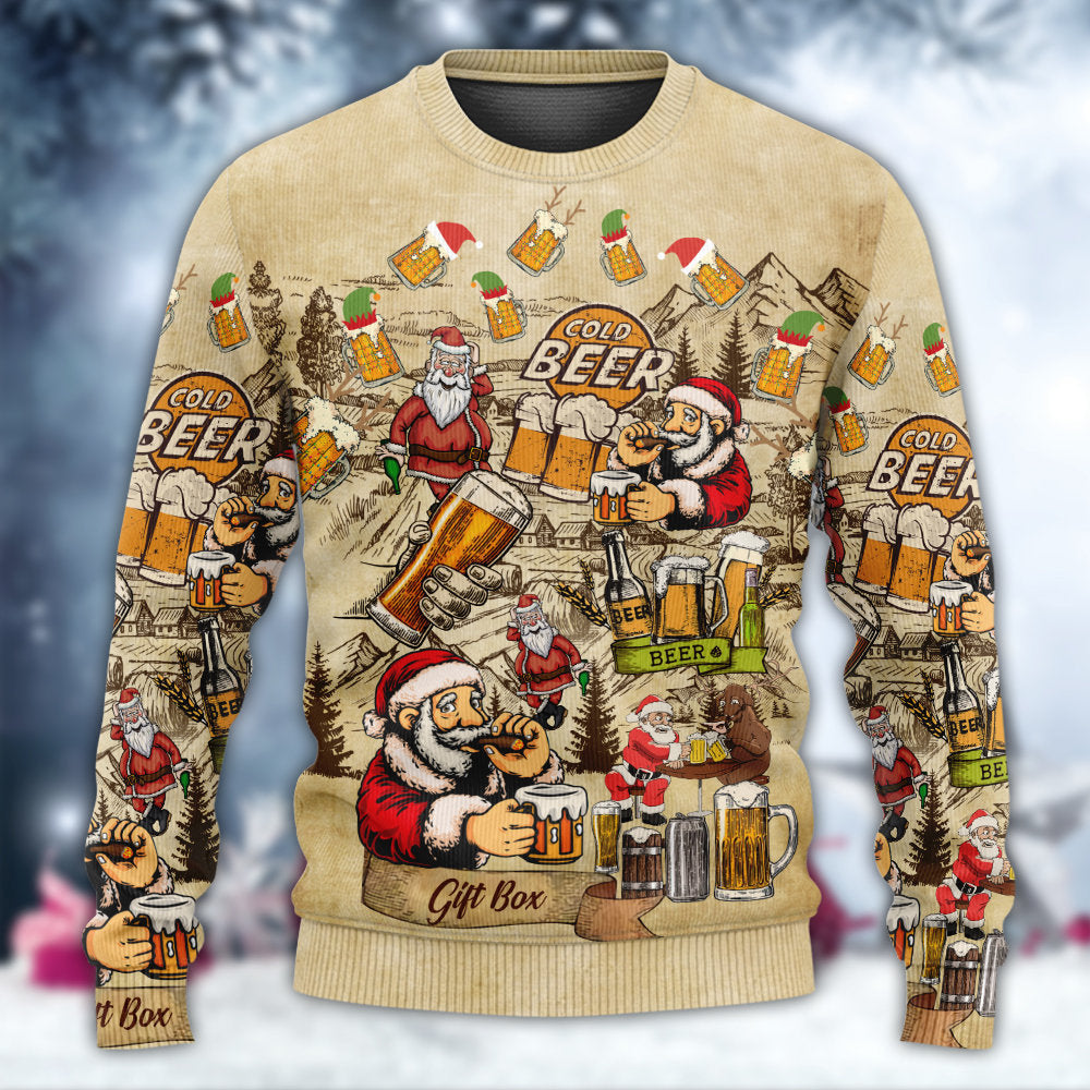 Christmas Merry Xmas Beer Lover – Sweater - Ugly Christmas Sweater