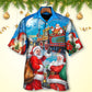 Christmas Santa Train Gift Holiday Art – Hawaiian Shirt