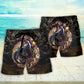 Golden Dragon Asian Myth Fantasy Art – Beach Short