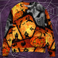 Halloween Ghost Pumpkin Night Art – Sweater - Ugly Christmas Sweater