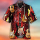 Abstract Guitar Halloween Music Art – Hawaiian Shirt