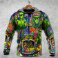 Hippie Space Alien Art - 3D Hoodie