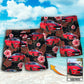 Car Cool Various Style Custom Photo - Beach Short - Owls Matrix LTD