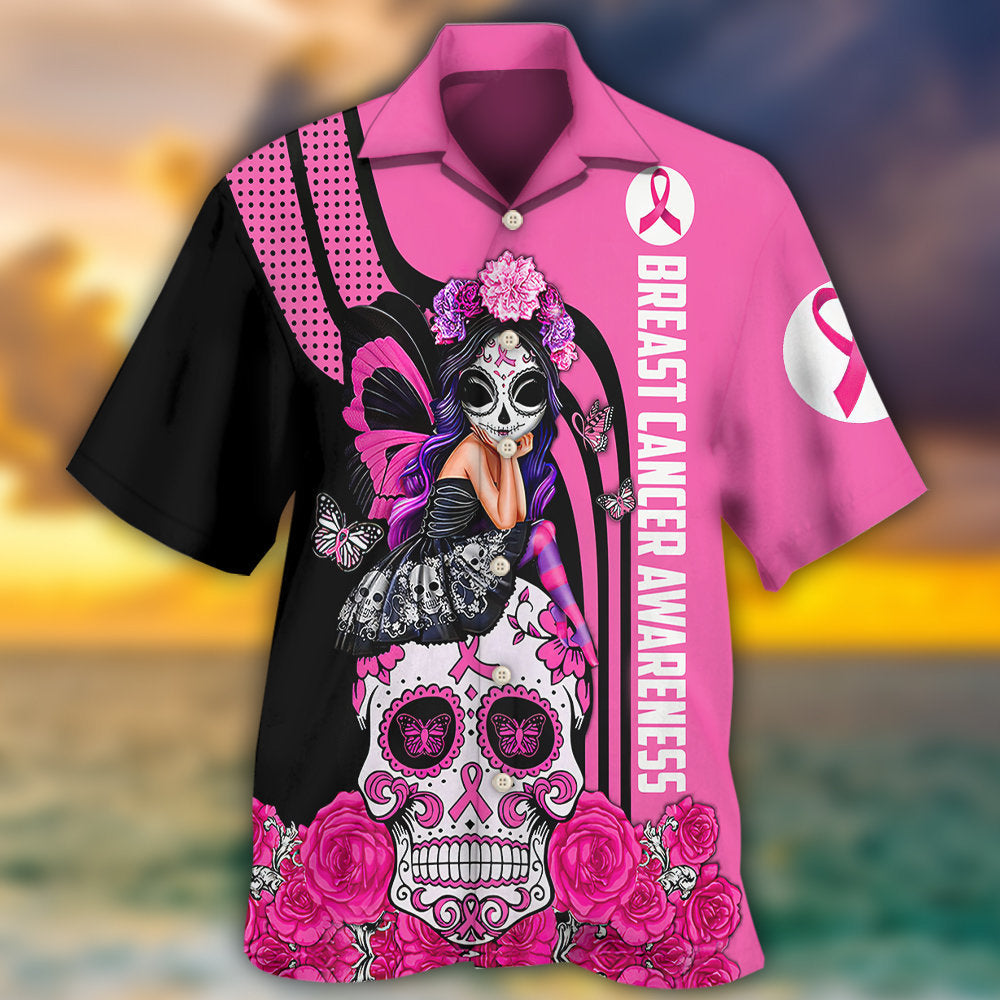 Breast Cancer Awareness Fight Like A Girl - Hawaiian Shirt