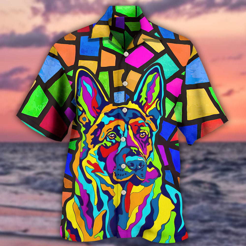 German Shepherd My Cool Dog Artistic Style - Hawaiian Shirt