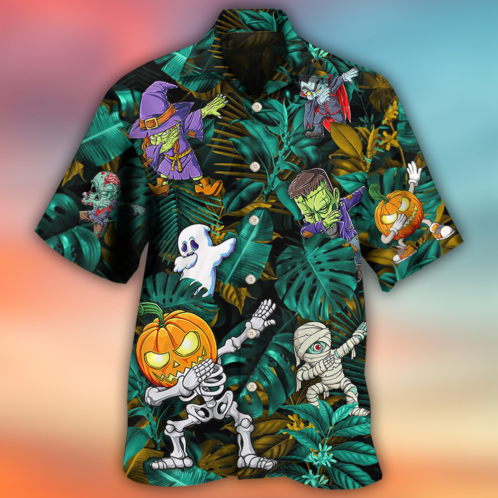 Halloween Dabbing Skeleton Zombie – Hawaiian Shirt