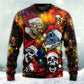Skull Love Christmas Funny Style – Sweater - Ugly Christmas Sweater