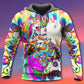Hippie Unicorn Wonderland Dream Art – 3D Hoodie