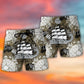Dragon Old Ship Anchor Sea Fantasy – Beach Short