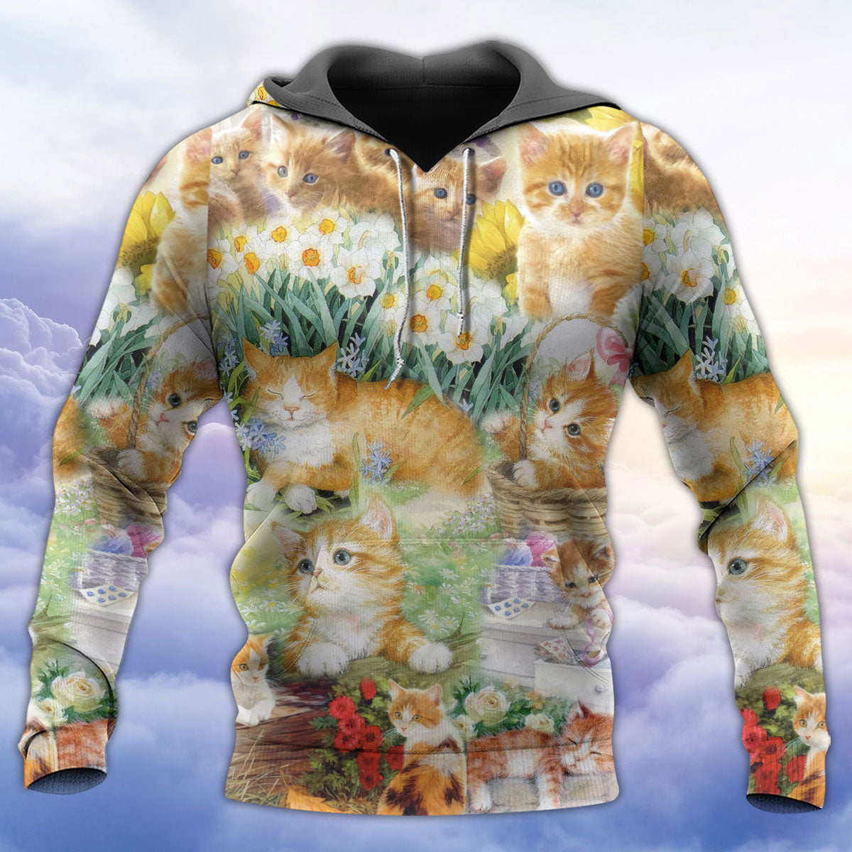 Cat Lover Artistic Style - 3D Hoodie