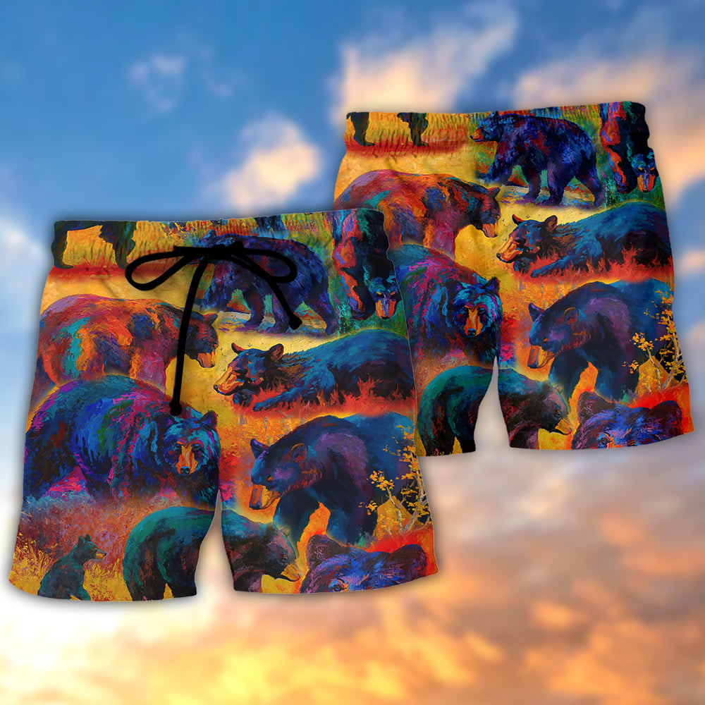 Bear Are Masters Of Survival - Beach Short