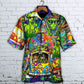 Hippie Space Alien Psychedelic Art – Hawaiian Shirt