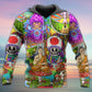 Hippie Mushroom Peace Quote Colorful Art – 3D Hoodie