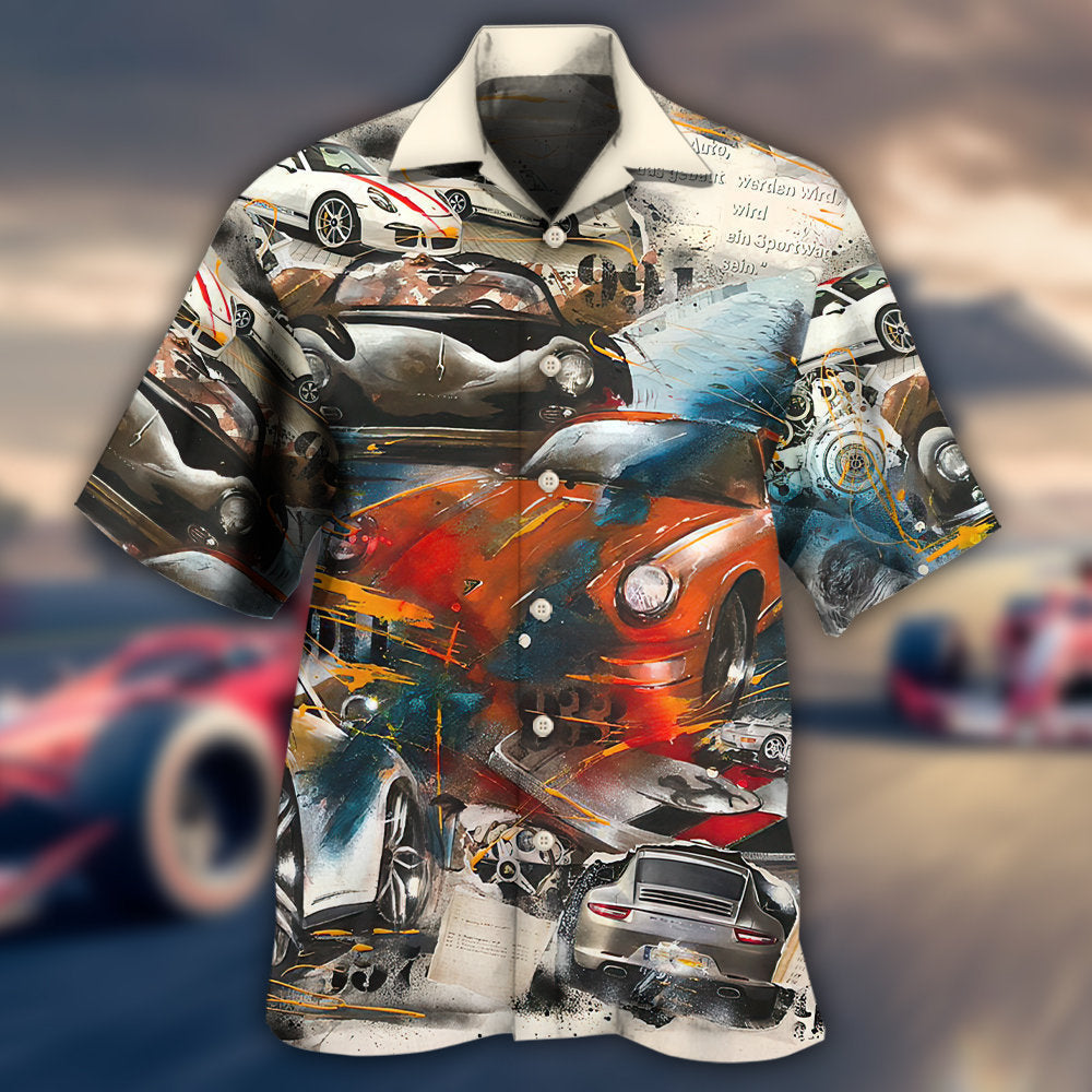 Car Racing Speed Leader Dynamic - Hawaiian Shirt