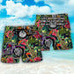 Motorcycle I Like Motorcycles And Saxophone - Beach Short - Owls Matrix LTD