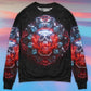 Skull Electric Dream Fantasy Art – Sweater - Ugly Christmas Sweater