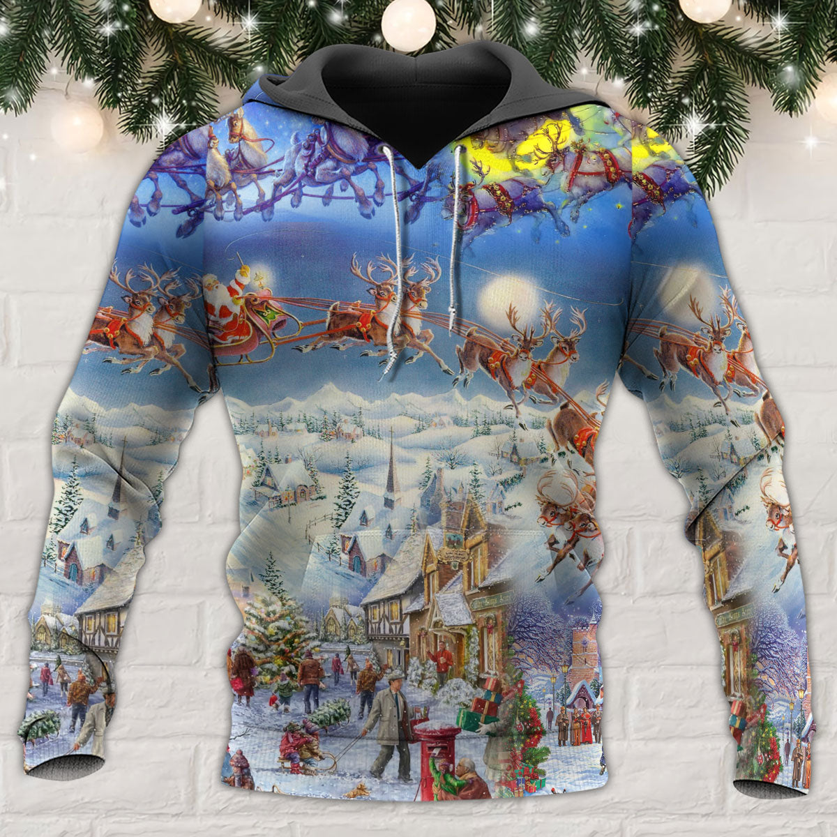 Christmas Be Santa Be Kind - 3D Hoodie