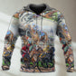 Horse Racing Be Strong Be Brave - 3D Hoodie