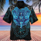 Viking King Blue Norse Art - Hawaiian Shirt