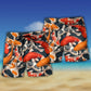 Colorful Koi Fish Swimming Art – Beach Short