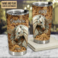 Horse And Floral Leather Personalized 20 Oz Tumbler