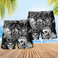 Viking Skull Axes – Beach Short
