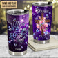 Cross I Can Do Anything Floral And Butterfly Galaxy Art Personalized 20 Oz Tumbler