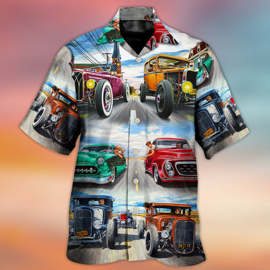 Hot Rod Racing Speed Lover Art – Hawaiian Shirt