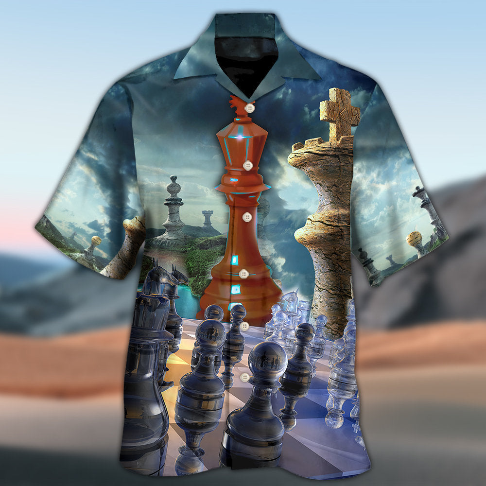 Life Is A Chess Game Motivational Art – Hawaiian Shirt