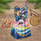 Dolphin Summer Sea Love – Women's Summer Sleeveless V-Neck Camisole Dress