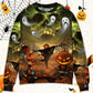 Halloween Pumpkin Ghost Fantasy Style – Sweater - Ugly Christmas Sweater