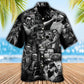 Skull Barber Hairdresser Creative Art – Hawaiian Shirt