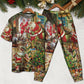 Christmas Santa's Toy Workshop - Pajamas Short Sleeve - Owls Matrix LTD