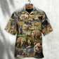 Be Brave Little Bear Inspirational Art – Hawaiian Shirt