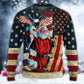 Christmas Patriotic Santa Claus – Sweater - Ugly Christmas Sweater
