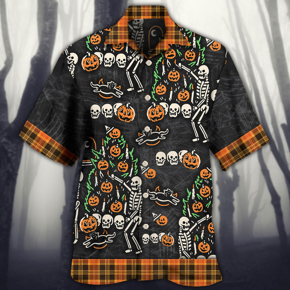Halloween Skull Tis The Season – Hawaiian Shirt