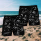 Awesome Black Cat Style Art – Beach Short