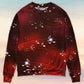 Music Notes Blurry Lights Dark Red – Sweater - Ugly Christmas Sweater
