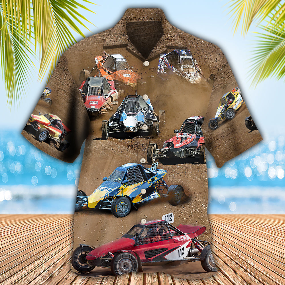 Autocross Cars High Speed Racing - Hawaiian Shirt