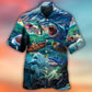 Crazy Shark Fishing Dynamic - Hawaiian Shirt