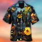 Halloween Pumpkin Starry Night Scene – Hawaiian Shirt