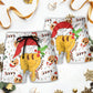 Christmas Hippie Groovy Santa Smile Art – Beach Short