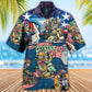 Scooter Skull USA Flag Patriotic Style – Hawaiian Shirt